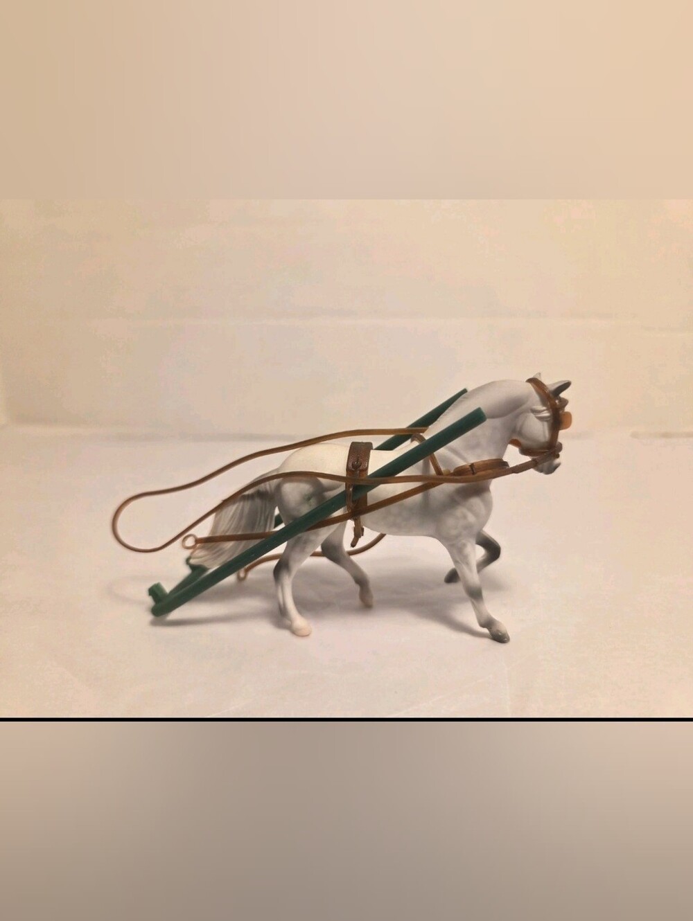 700315 Breyer Stablemates Set 2005 Replacement Dapple Gray Horse 1999 w/ Harness